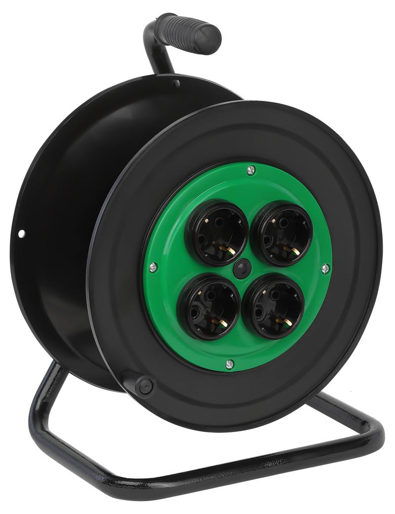 Катушка пластиковая ЭРА RP-4e для подключения провода 4 розетки c заземлением оптом купить хорошая цена Катушка пластиковая ЭРА RP-4e для подключения провода 4 розетки c заземлением купить оптом недорого