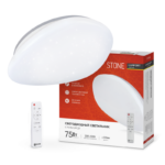 Светильник светодиодный COMFORT STONE 75Вт 230В 3000-6500K 6000Лм 530x105мм с пультом ДУ IN HOME купить оптом недорого