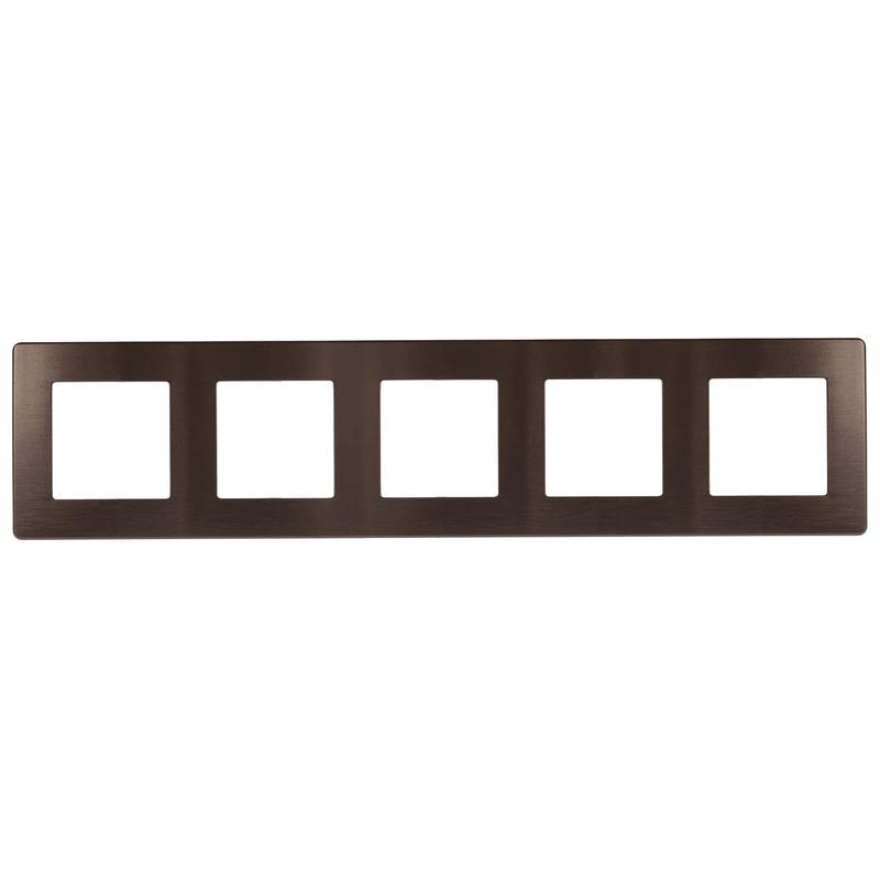 Рамка для розеток и выключателей ЭРА Серия 12 12-5105-13 на 5 постов Рамка для розеток и выключателей ЭРА Серия 12 12-5105-13 на 5 постов