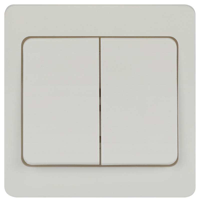 Выключатель Intro 7-104-01 Style двойной Выключатель Intro 7-104-01 Style двойной