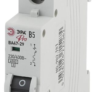 Автоматический выключатель ЭРА PRO NO-902-181 ВА47-29 1Р 5А кривая В 4