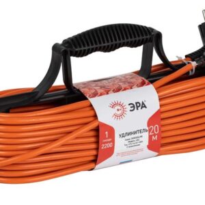 Удлинитель силовой ЭРА UFx-1e-3x1-20m на рамке с заземлением 1 розетка 20м ПВС 3х1мм2 купить оптом недорого