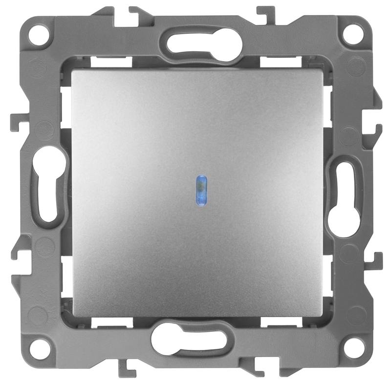 12-1102-03 ЭРА Выключатель с подсветкой 12-1102-03 ЭРА Выключатель с подсветкой