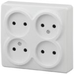 11-2210-01 ЭРА Розетка 4х2P