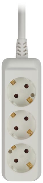 5 с заземлением 3 розетки 3м ПВС 3x1