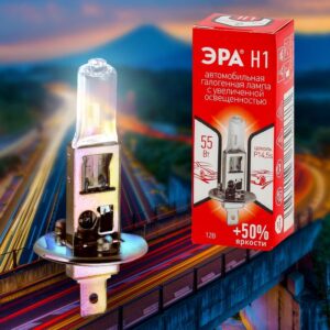 ЭРА Автолампа H1 12V 55W +50% P14