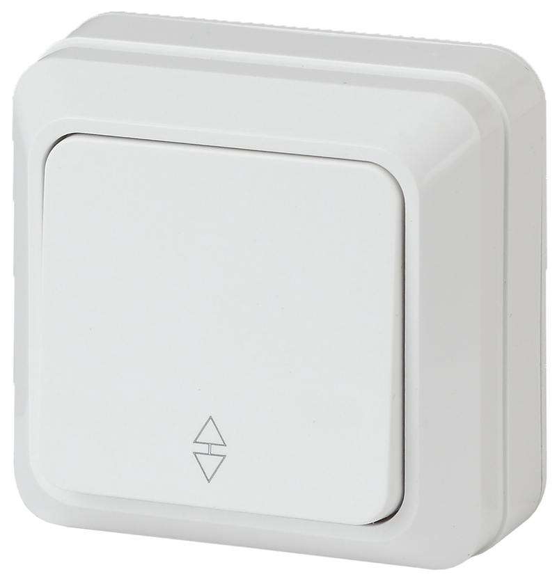 Переключатель Intro Quadro 2-103-01 одноклавишный 10А-250В Переключатель Intro Quadro 2-103-01 одноклавишный 10А-250В