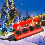 5-10m-IP44(KG) с заземлением 4 розетки каучук 10м КГ 3х1