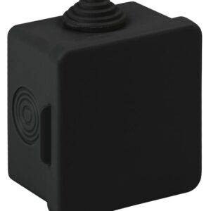 Распаячная коробка ЭРА KOR-65-65-50-4g-B открытой установки КОР 65х65х50мм черная с гермовводами 4 входа IP54 купить оптом недорого