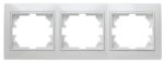 Рамка для розеток и выключателей Intro Plano 1-503-01 на 3 поста горизонтальная