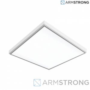 Светодиодный светильник "ВАРТОН" офисный накладной 595*595*50мм 27 ВТ 6500К купить оптом недорого