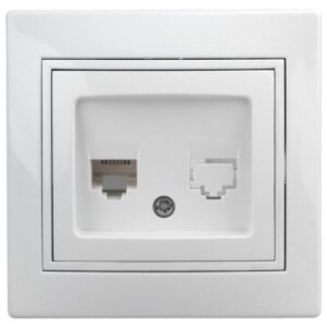 Розетка Intro Plano 1-303-01 информационная RJ45