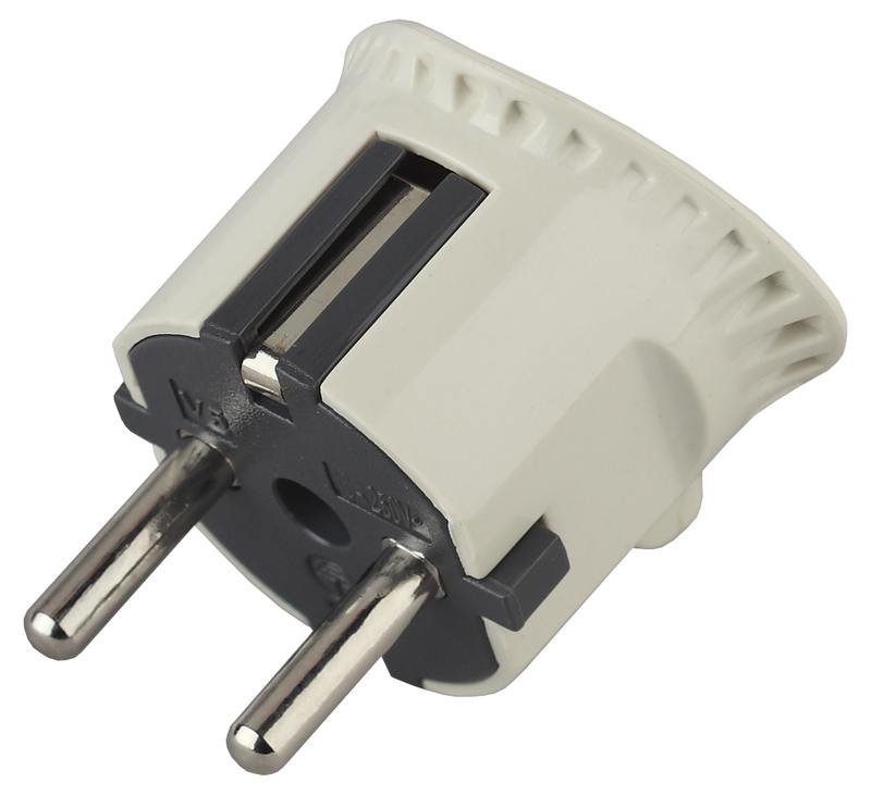 Вилка ЭРА V5 плоская c заземлением 16A прямой ввод белая оптом купить хорошая цена Вилка ЭРА V5 плоская c заземлением 16A прямой ввод белая купить оптом недорого