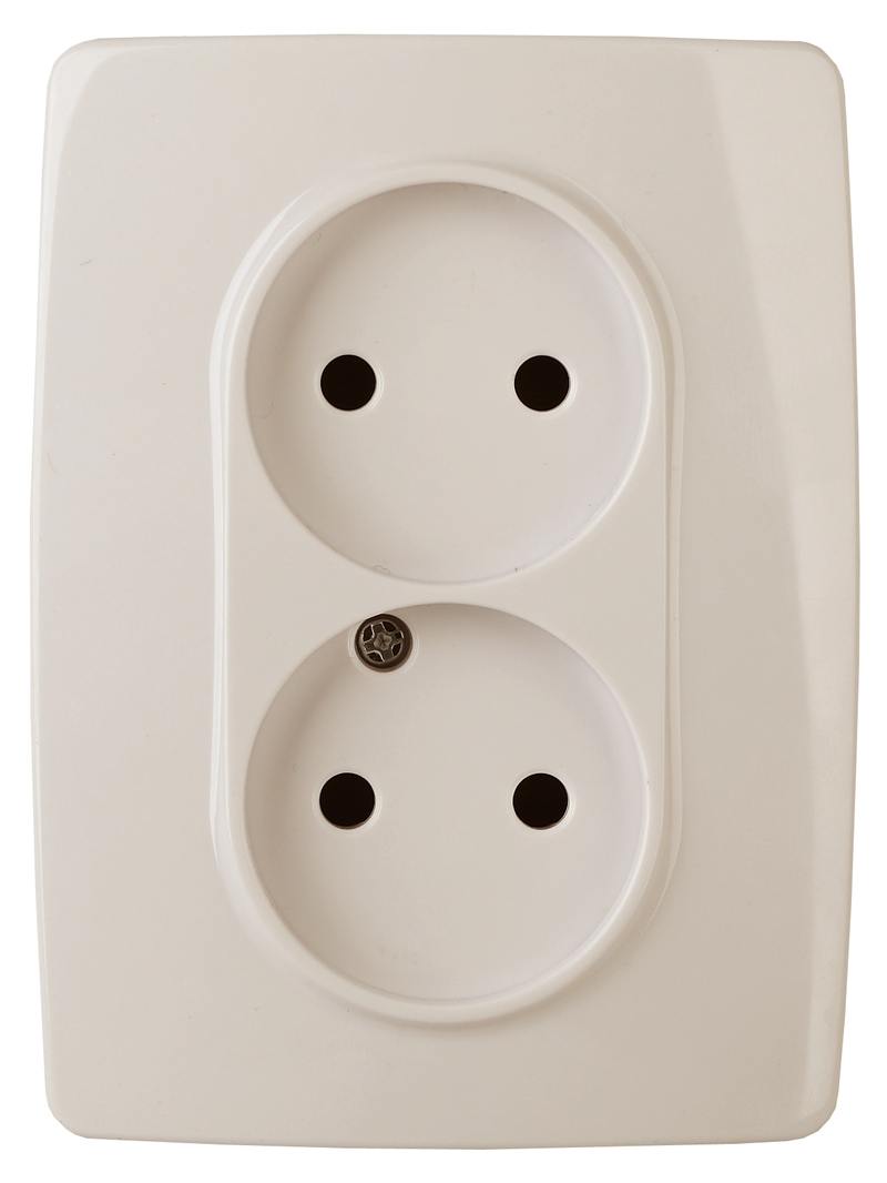 12-2117-02 ЭРА Розетка 2X2P 12-2117-02 ЭРА Розетка 2X2P