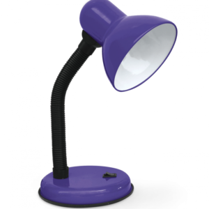 Светильник настольный под лампу на основании СНО 22Ф 60Вт E27 230В ФИОЛЕТОВЫЙ (с подвесом) IN HOME купить оптом недорого