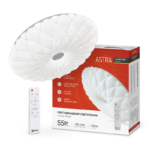 Светильник светодиодный COMFORT ASTRA 55Вт 230В 3000-6500K 4400Лм 385x90мм с пультом ДУ IN HOME купить оптом недорого