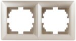 Рамка для розеток и выключателей Intro Solo 4-502-04 на 2 поста