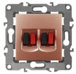 12-3112-14 ЭРА Розетка аудио двойная