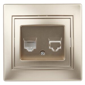 Розетка Intro Plano 1-302-04 телефонная RJ11