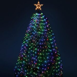 Светодиодная новогодняя гирлянда ЭРА ERASG -03 нить со звездой на елку RGB 1