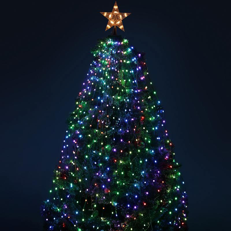 Светодиодная новогодняя гирлянда ЭРА ERASG -03 нить со звездой на елку RGB 1 Светодиодная новогодняя гирлянда ЭРА ERASG -03 нить со звездой на елку RGB 1