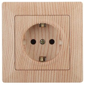 Розетка Intro Solo 4-202-11 с заземлением 2P+E Schuko