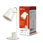 Светильник настольный под лампу на основании СНО 16Б 40Вт E27 230В с органайзером БЕЛЫЙ IN HOME купить оптом недорого