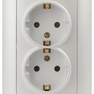 Розетка Intro Solo 4-205-06 с заземлением двойная 2X2P+E Schuko