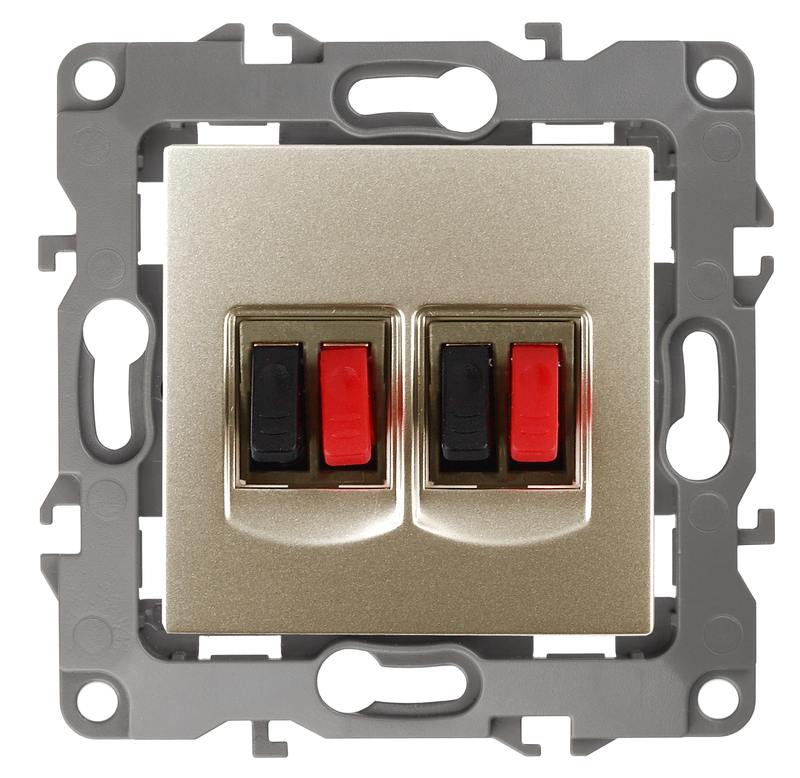 12-3112-04 ЭРА Розетка аудио двойная 12-3112-04 ЭРА Розетка аудио двойная