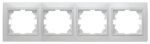 Рамка для розеток и выключателей Intro Plano 1-504-01 на 4 поста горизонтальная