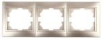 Рамка для розеток и выключателей Intro Plano 1-503-04 на 3 поста горизонтальная