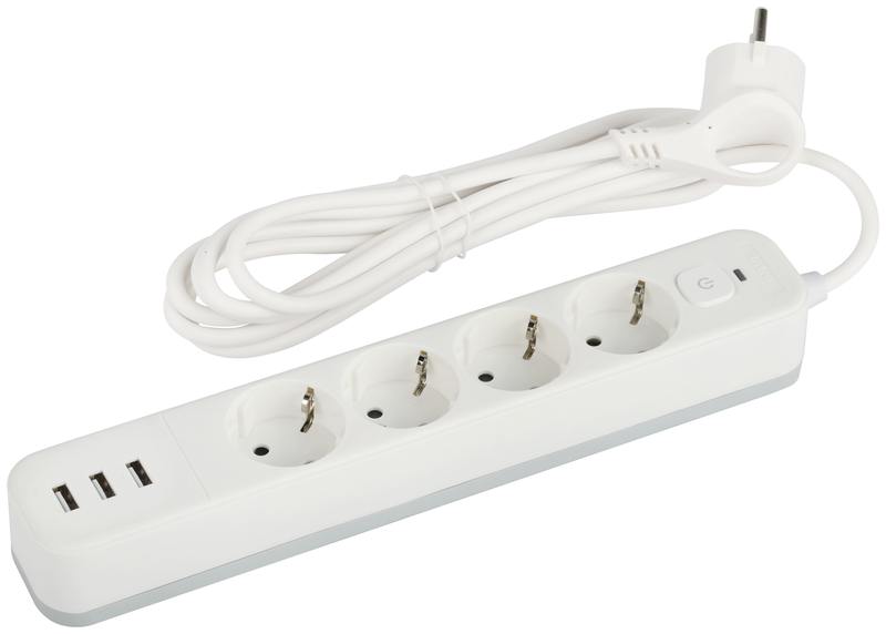 Сетевой фильтр ЭРА USF-4es-1 Сетевой фильтр ЭРА USF-4es-1