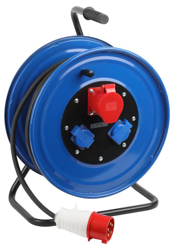 Удлинитель силовой ЭРА IND380-RM-3e-5x2 Удлинитель силовой ЭРА IND380-RM-3e-5x2