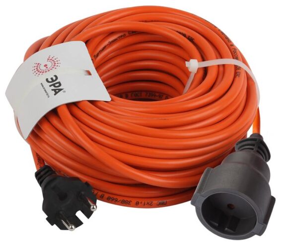 Удлинитель силовой ЭРА UPx-1-2x1-20m в бухте без заземления 20м 1 розетка ПВС 2х1мм2 купить оптом недорого