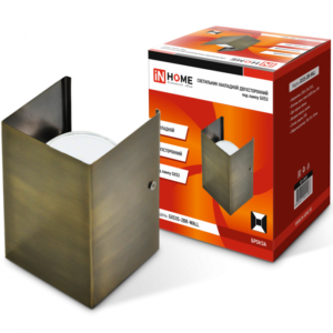 Светильник накладной двусторонний GX53S-WALL 2BR под лампу GX53 230B бронза IN HOME купить оптом недорого