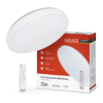 Светильник светодиодный COMFORT MIRAGE 75Вт 230В 3000-6500K 6000Лм 500x105мм с пультом ДУ IN HOME купить оптом недорого