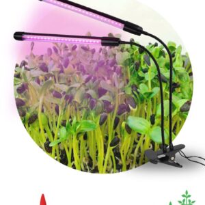 Светильник для растений на прищепке ЭРА FITO-20W-АLED-N красно-синего спектра 12 Вт черный купить оптом недорого
