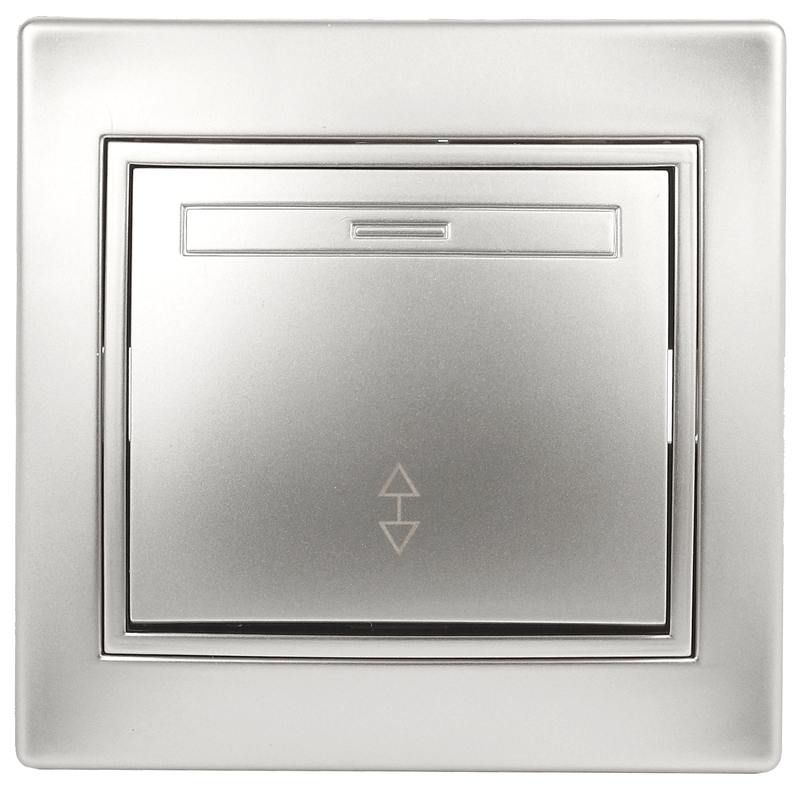 Переключатель Intro Plano 1-103-03 одноклавишный 10А-250В Переключатель Intro Plano 1-103-03 одноклавишный 10А-250В