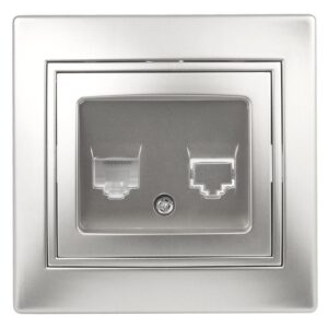 Розетка Intro Plano 1-303-03 информационная RJ45