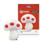 Ночник светодиодный NLA 03-MW ГРИБ белый с выключателем 230В IN HOME купить оптом недорого