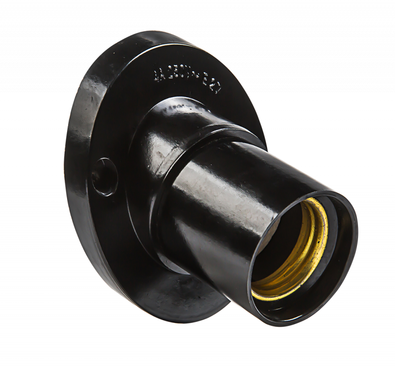 Патрон Е27 Ф П-02 Е27 карболитовый настенный IN HOME оптом купить хорошая цена Патрон Е27 Ф П-02 Е27 карболитовый настенный IN HOME купить оптом недорого