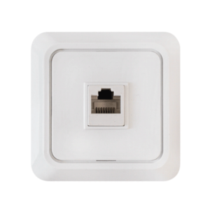 Розетка компьютерная RJ-45 BOLLETO белая 7035 IN HOME купить оптом недорого