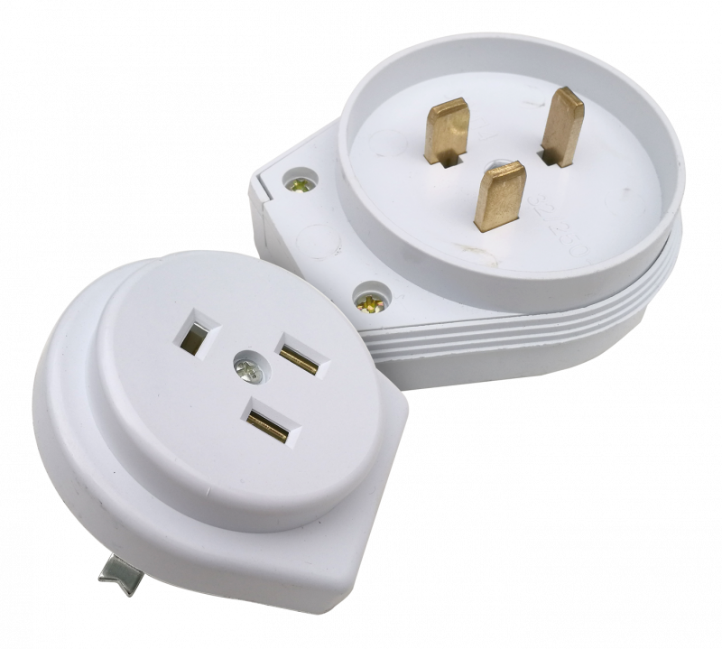 Разъем печной РШ/ВШ 32А 250В пластиковый встраиваемый белый 9133 IN HOME оптом купить хорошая цена Разъем печной РШ/ВШ 32А 250В пластиковый встраиваемый белый 9133 IN HOME купить оптом недорого