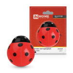 Ночник светодиодный NLA 07-BR ЖУЧОК красный с выключателем 230В IN HOME купить оптом недорого