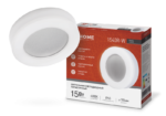 Светильник светодиодный серии RING-1540R-W 15Вт 230В 4000К 910Лм 190мм IP65 КРУГ IN HOME купить оптом недорого