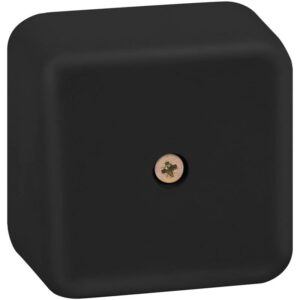 Распаячная коробка ЭРА BS-B-75-75-20 75х75х20мм без клеммы черная IP40 купить оптом недорого