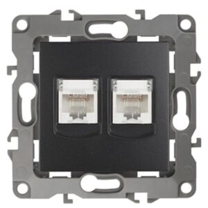 12-3108-05 ЭРА Розетка информационная двойная 2XRJ45