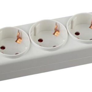 Колодка ЭРА K-4e 4 розетки с зазeмлением купить оптом недорого