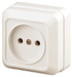 Розетка Intro Quadro 2-201-02 без заземления 2P