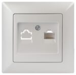 Розетка Intro Solo 4-303-06 информационная RJ45